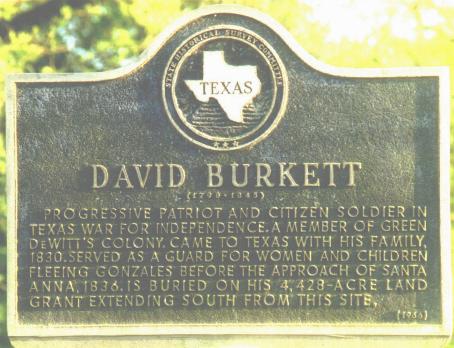 David Burket Historical Marker