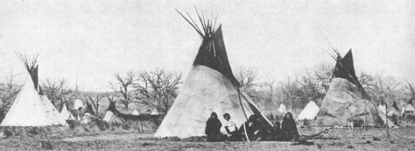 Comanche Camp in Texas