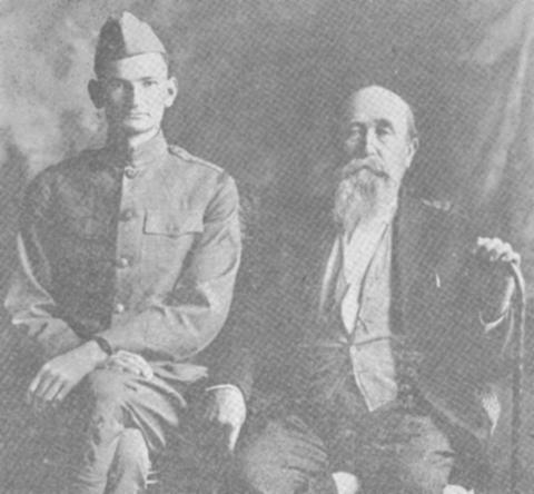 Hampton Steele and greatgrandson Walter A. West