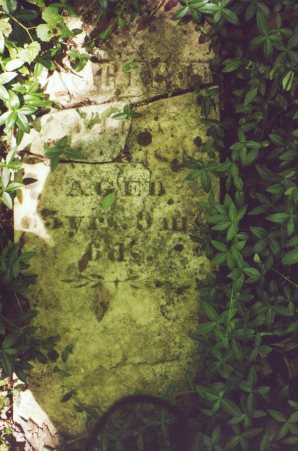 Isaac Kent's headstone